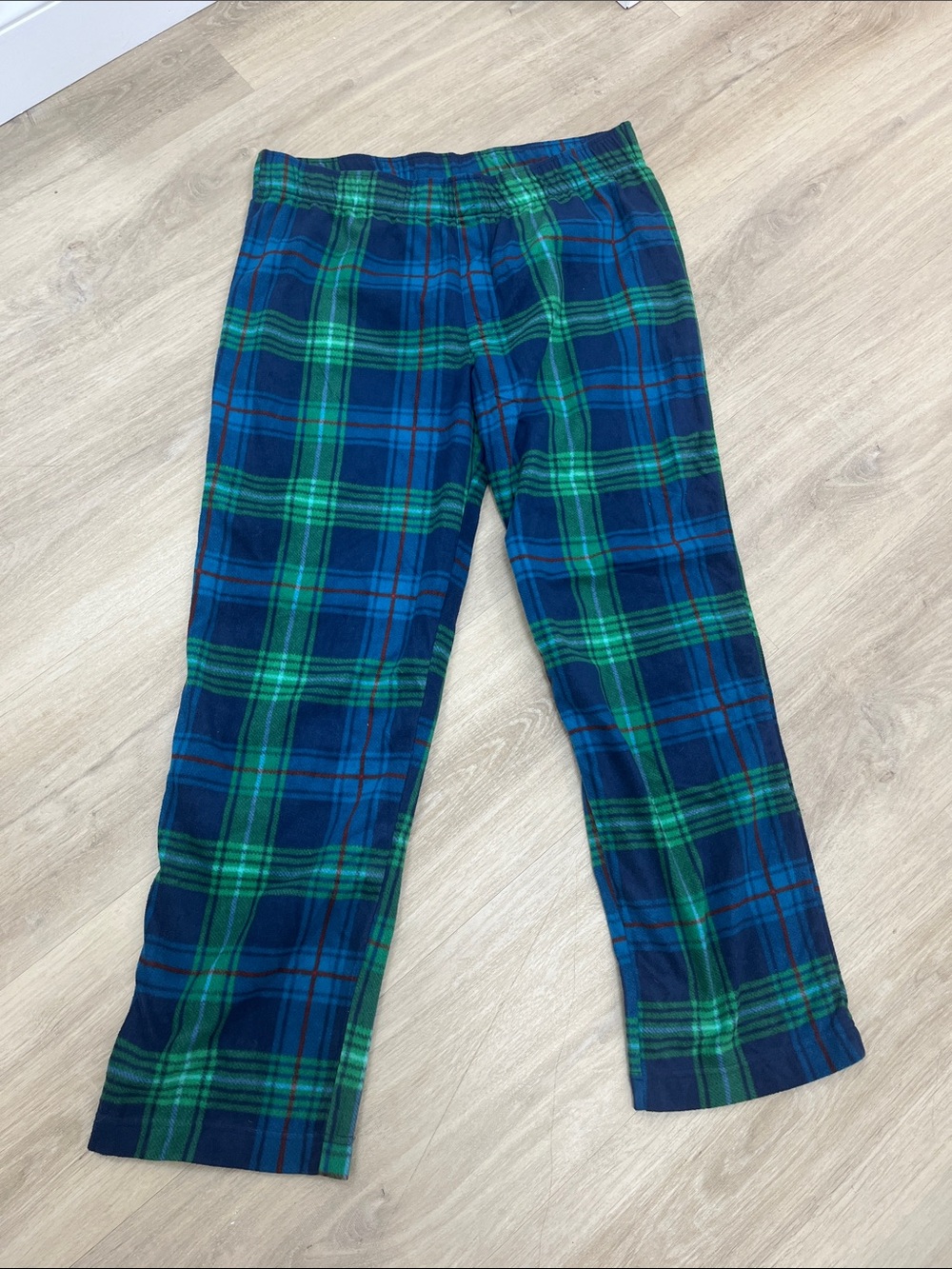 Wondershop Blue and Green Plaid Sleep Pants